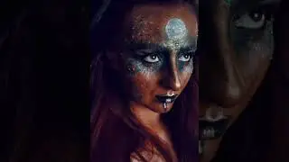 Этнический мейк для Nordic waters infinite blue