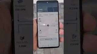 Instalacja PV pod śniegiem produkcja 500W 