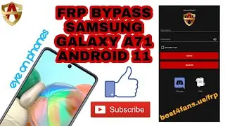 Samsung A71 U5 Android 11 Frp Bypass | Bypass Google Account samsung A715 |Last UPDATE