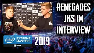 "You can feel the vibrations on stage" - IEM Major 2019 Renegades "jks" im Interview