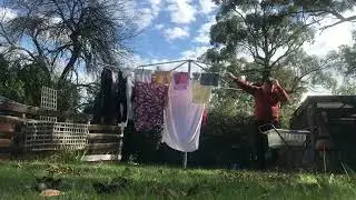 Hanging out the washing #washing #lavado