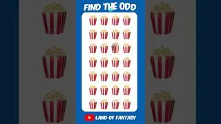 FIND THE ODD EMOJI OUT 🍿 | Emoji Quiz #howgoodareyoureyes #emojichallenge #puzzlegame #quiz