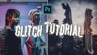 How to create a simple GLITCH EFFECT in PHOTOSHOP