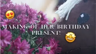 MAKING OF HER BIRTHDAY PRESENT + reaction!😍- ☁️ Hobby Horse making of ☁️ - Schleich Horse #Love 🦋