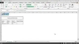 How to use ROW function in Excel