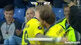 Elmanders first official comeback game for Brøndby