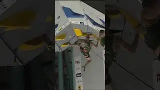 Speed-climbing 8a+ (5.13c) at the Rockmaster festival 🚀