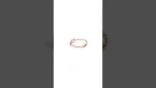 PurplelUck Rose Gold Double Sided Stacklable Ring
