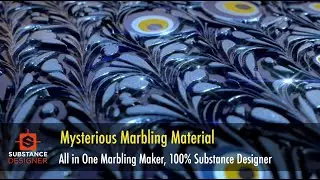 Marbling Maker Material - 100% Substance Designer