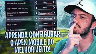 As MELHORES CONFIGURAÇÕES para você jogar o APEX LEGENDS MOBILE (gráficos, sensibilidade, comandos)