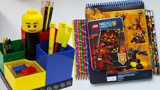 LEGO КАРАНДАШИ И БЛОКНОТЫ НА СПИРАЛИ канцелярия лего