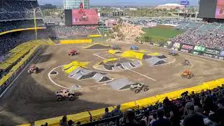 Monster Jam noise... It is LOUD! Turn your speakers down... or UP for what it really sounds like.