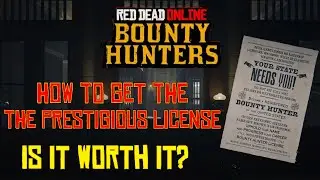 Red Dead Online DLC! How to Purchase the Prestigious Bounty Hunter License and is it Worth it?