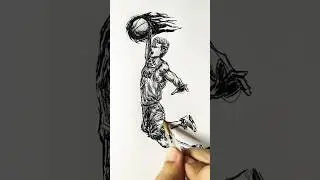 Speed drawing StickMan Sakuragi 😳 