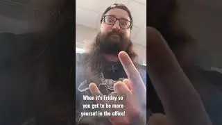 #dressdownfriday #friday #TFIF #ridethelightning #backintheoffice #metalheadintheoffice