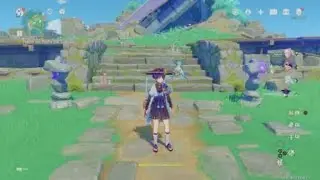 Genshin Impact - Electro seelie, triple arrows & statue puzzle (Watatsumi island)