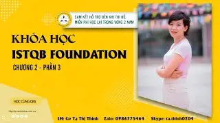 GV Tạ Thị Thinh chuyên đào tạo và tổ chức thi ISTQB foundation và advance level ở 3 miền HN, DN, HCM