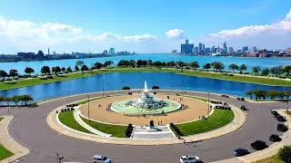 Detroit's Belle Isle Park & Scott Fountain (Oct2023)