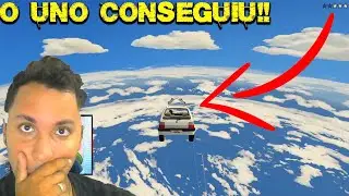 GTA V MOD - CHEGANDO NO FIM DO CEU DE UNO COM ESCADA!