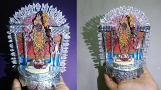 Making Of Dakshineswar Kalibari Maa Bhabatarini (Maa Kali)Idol With Paper |#3dPaperIdol |CRAFTSWOMAN