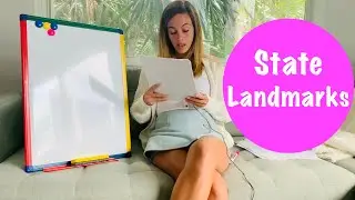 [ASMR] Find Out All State Landmarks (quiet, relaxing, soft-spoken, sleep-inducing)