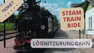 German Steam Trains: Lößnitzgrundbahn