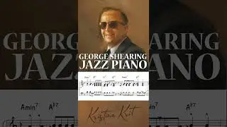 How High The Moon -  George Shearing solo. Transcribed by Kristina Krit