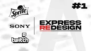 EXPRESS REDESIGN #1: Sprite, SONY, Twitch | A Kritskiy