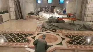 Полы в храм из гранита - компания ISAKIDIS GRANITES