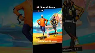 Free Fire × Natu Natu Emote 😍 #shorts