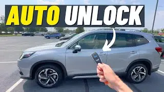 How to unlock ALL doors at once with keyless entry on your Subaru