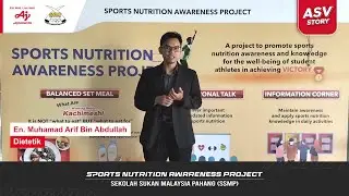 Pandangan Dietetik Sekolah Sukan Malaysia Pahang mengenai Sports Nutrition Awareness Project