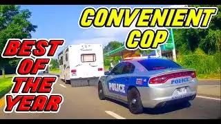 BEST OF THE YEAR | CONVENIENT COP | Drivers Busted by Police, Instant Karma, Karma Cop, Justice Clip