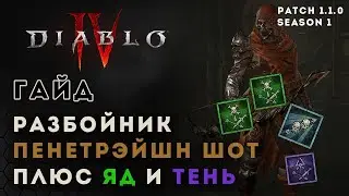 Diablo 4 Гайд билд Разбойник. Пробивающий выстрел через яд и тень | Диабло 4 | D4 guide rogue