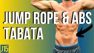 Jump Rope Abs Workout | 2 LB Jump Rope and Abs Tabata
