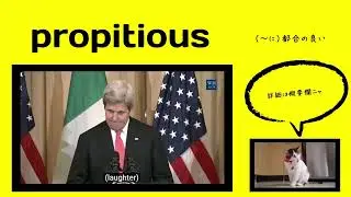 英検1級【過去問】700単語 Propitious