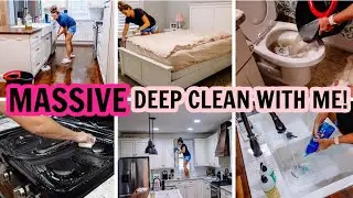 2021 MASSIVE DEEP CLEAN WITH ME! | EXTREME CLEANING MOTIVATION