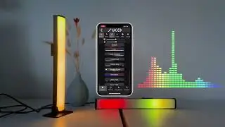 Gledopto WLED Light Bar Mic function display