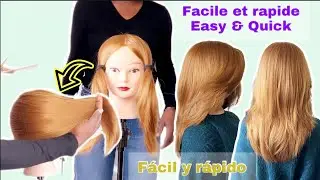 #15⚫️Long Layers Haircut For ALL HAIR TYPES/ Corte en Capas mismo en casa