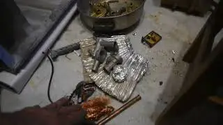 Почти 4 кг меди в газовой горелке Нева. Разбор на металлы.
