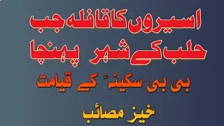 Masaib Bibi Sakina s.a| safar e shaam | Zakir| Majlis Khanewal 