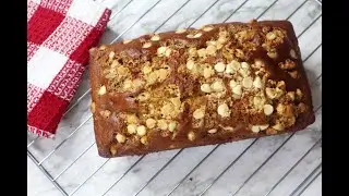 White Chocolate Chip Moist Banana Bread Recipe|easy banana bread