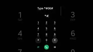 How to Show Mobile IMEI and Serial Number. #imei #mobileserial