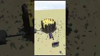 RBMK Reactor goes kaBOOOOM in Minecraft !!! RBMK Reactor Explosion Test HBMs Mod