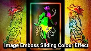 Image Emboss Sliding Colour Effect Video Tutorial In Mobile