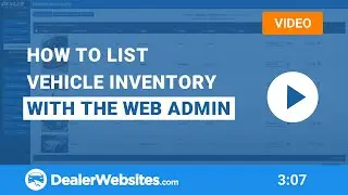 How to add vehicle inventory