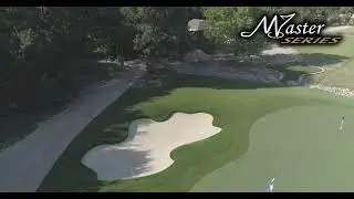 Synthetic grass bunkers, amazing backyard golf green, Austin Texas