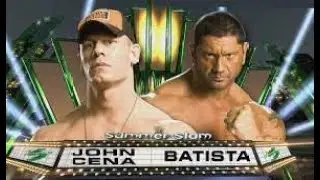 John Cena vs Batista For The WWE Championship