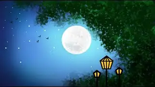 How to Draw a Realistic Night Scenery in Paint-3D