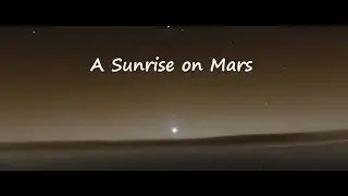 A Sunrise on Mars